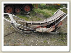 Stuff by the parking lot