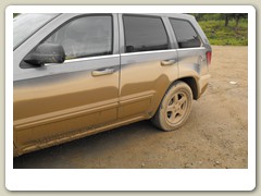 Car in the parking area