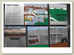 Informational sign by the pipeline