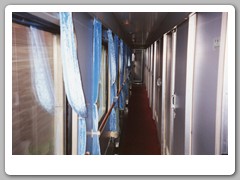 Our train ride from Beijing to Zi'an