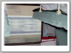 Our train ride from Beijing to Zi'an - our sleeping compartment