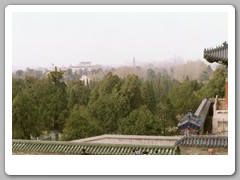 Looking back towards Beijing