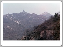 Views as we walked along the wall