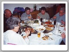 Dinner back in Beijing