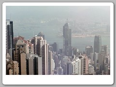 Picture taken on tram to Victoria Peak