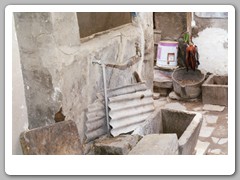 One water pipe for a couple of the buildings surrounding the courtyard