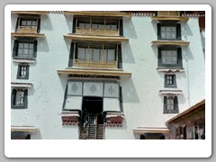 Potala Palace as we walked through the complex