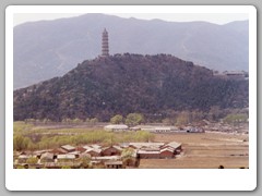 View of nearby mountains
