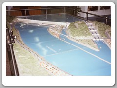 Depiction of the Three Gorges Dam in the local museum