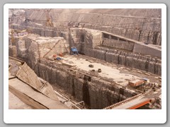 Another view of the ship locks being built