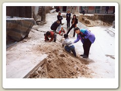 Walking around Xi'an city