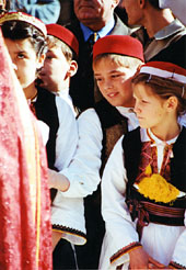 Konavle children on the feast of sv. Vlaho,
protector of Dubrovnik
(photo by Najka Mirkovic)