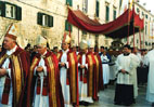 Procession during the feast of Sv. Vlaho
(photo by Najka Mirkovic)