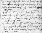 Baptismal parish register  from franciscan convent in Makarska,
in Croatian Cyrillic, 1664