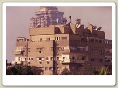 Walking around the Marriott Hotel area