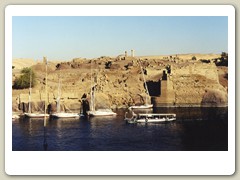 Stone quarry next to river