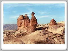 Fairy chimmeys in form of a camel