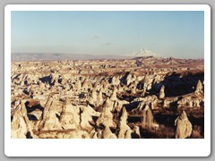 Urgup is a town carved in the soft ufa stone