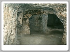 Derinkuyu is a huge underground city up to 20,000 population inhabited since 5th century B.C.