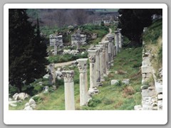 Pillars that were roof supports