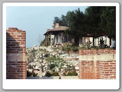 Some more of the ruins behind the brick wall