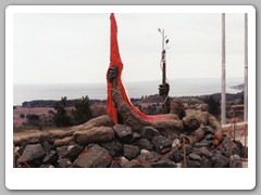 Another monument further up the hill