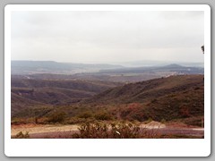 Looking out over the battleground