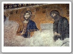 Frescoes on the wall