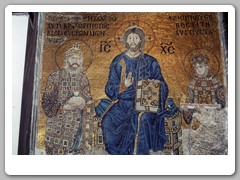 Frescoes on the wall