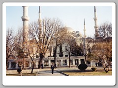 Blue mosque in February 2001