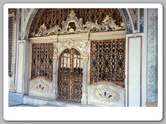 Outside gate to the throne room